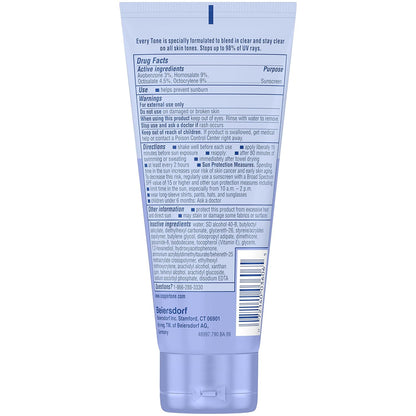 Every Tone Sunscreen Lotion SPF 50, Lightweight, Rubs on Clear Sunscreen for All Skin Tones, Formulated with Nourishing Vitamin E, 7 Fl Oz Tube