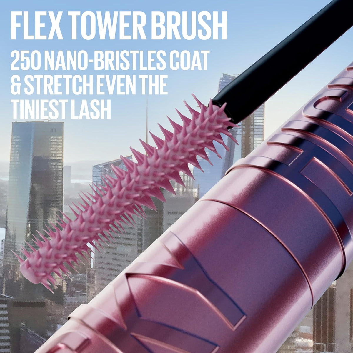 Maybelline Lash Sensational Sky High Washable Mascara Makeup, Volumizing, Lengthening, Defining, Curling, Multiplying, Buildable Formula, Blackest Black, 1 Count