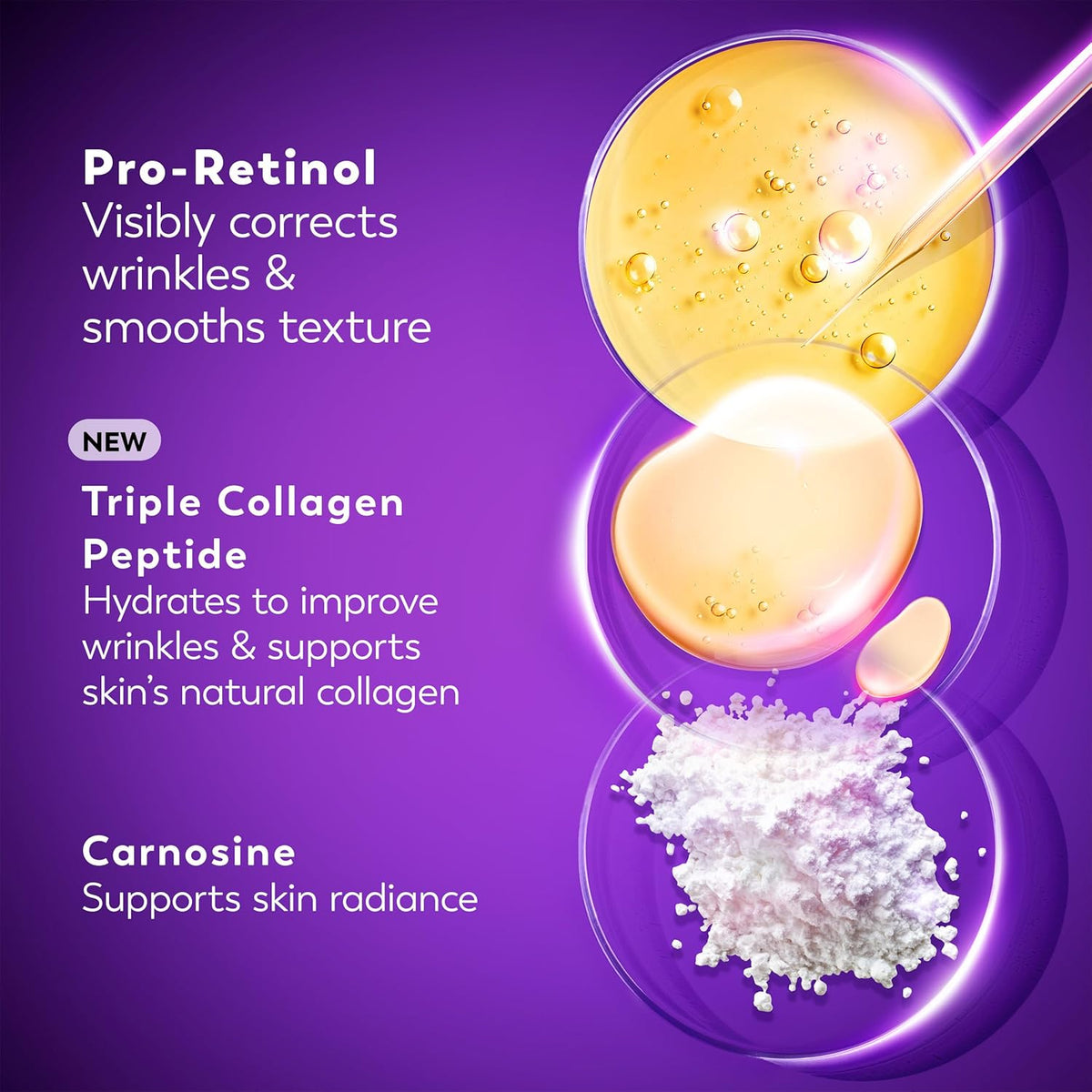 Retinol Night Cream for Women, MAX, Anti-Aging Face Mousturizer, Fragrance-Free, Non Greasy - Anti-Wrinkle, Smooth Fine Lines, Hydrating Skin Care - Triple Collagen Cream, Niacinamide, 1.7Oz