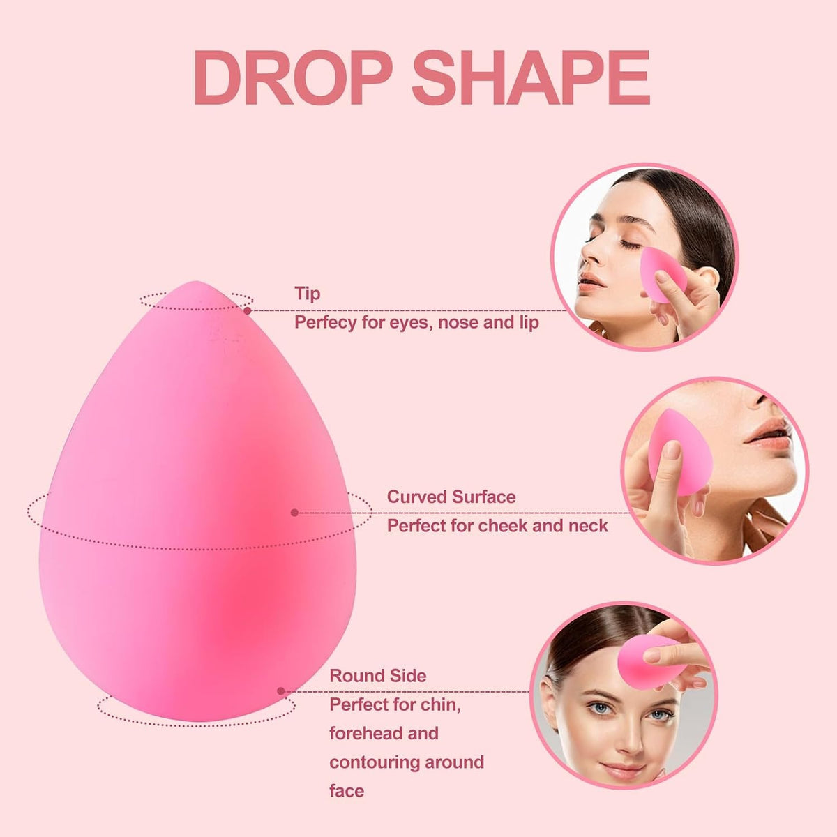 Makeup Brushes Set for Women, Christmas Stocking Stuffers for Teen Girls | Gifts for Women Wife, Professional 13 Pcs Kit with Foundation Concealer Eyeshadow Blush Sponge, Beauty Blender Accessories